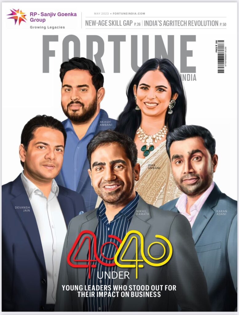 Fortune 40 under 40 Magazine